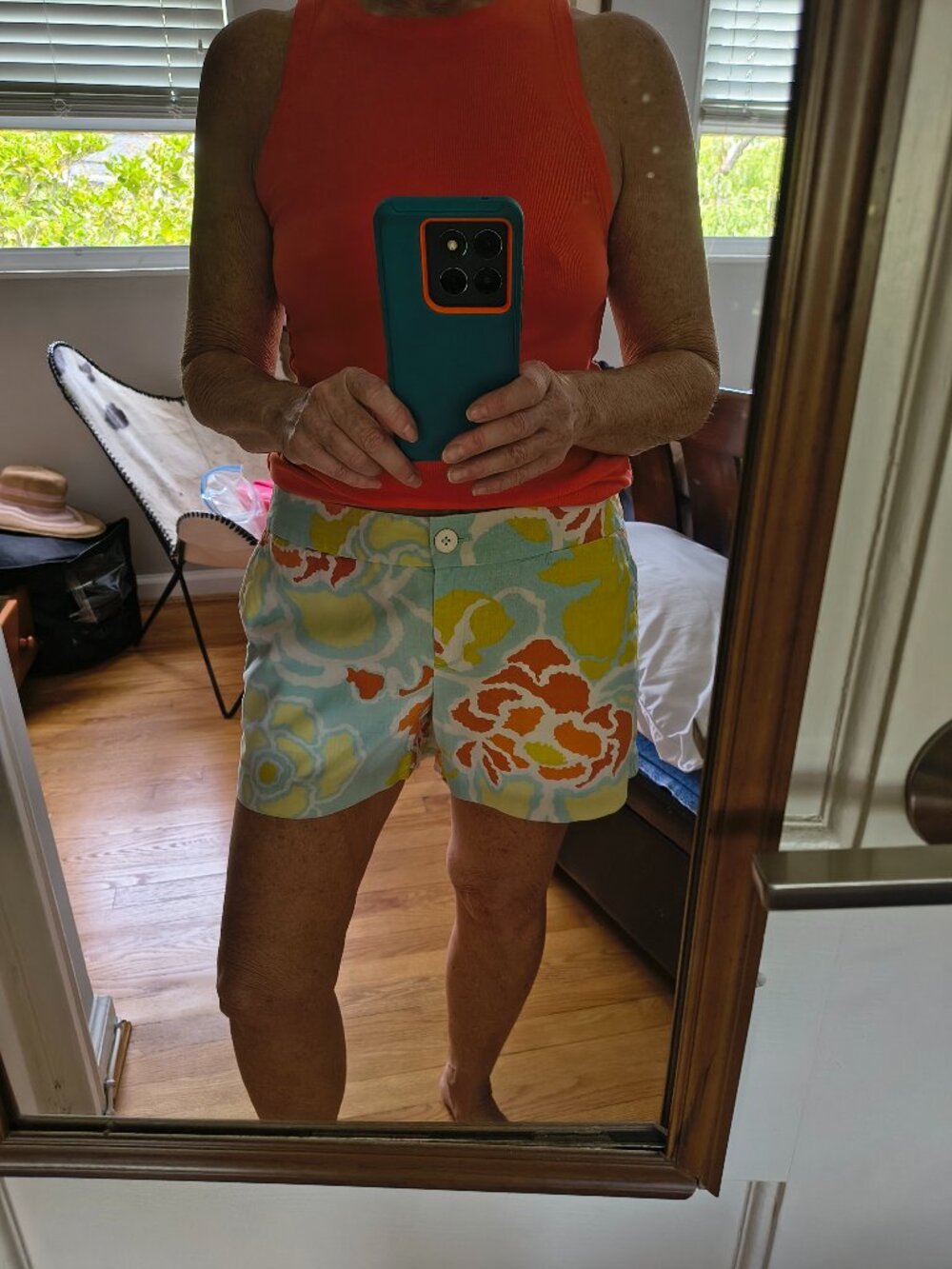 Colorful summer shorts, size 4, Ann Taylor loft